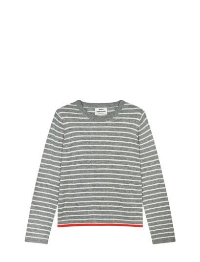 Mads Nørgaard Fine Merino Ivy Knit - Grey - M Mads Nørgaard Fine Merino Ivy Knit - Grey - M
