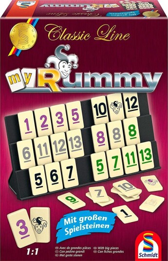 Schmidt Spiele Classic Line Rummy Familiespill 2-4 Spillere Fra 8 År Schmidt Spiele Classic Line Rummy Familiespill 2-4 Spillere Fra 8 År