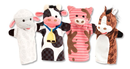 Melissa & Doug Hånddukker Bondegårdsdyr 4 stk. Melissa & Doug Hånddukker Bondegårdsdyr 4 stk.