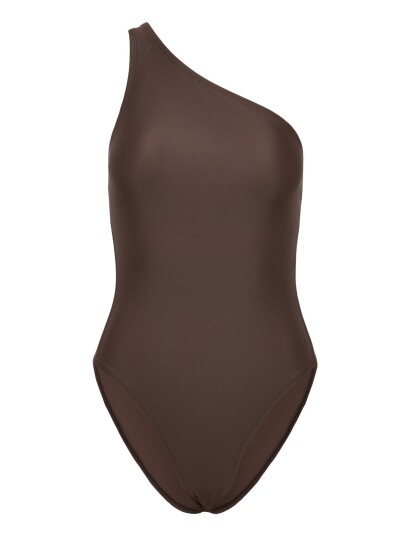 Filippa K Asymmetric Swimsuit Brown XS Filippa K Asymmetric Swimsuit Brown XS