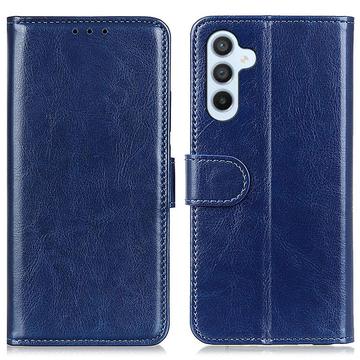 Samsung Galaxy F34/M34 5G Lommebok-deksel med Magnetisk Lukning mørkeblå