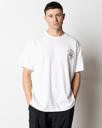 Fat Moose Wave Tee Hvit