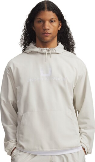 Under Armour Men's Ua Unstoppable Woven Hoodie Summit White SM Under Armour Men's Ua Unstoppable Woven Hoodie Summit White SM