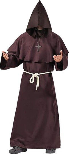 Original Cup Middelaldersk Munk Kostyme Medium COS-MONK-M