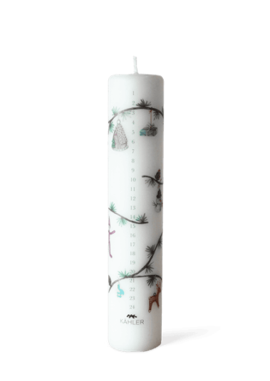 Kähler Hammershøi Christmas kalenderlys 2024 25 cm hvit Kähler Hammershøi Christmas kalenderlys 2024 25 cm hvit