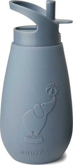 Nuuroo Pax Silicone Drinking Bottle - 350 Ml - Blue - ONE SIZE Nuuroo Pax Silicone Drinking Bottle - 350 Ml - Blue - ONE SIZE