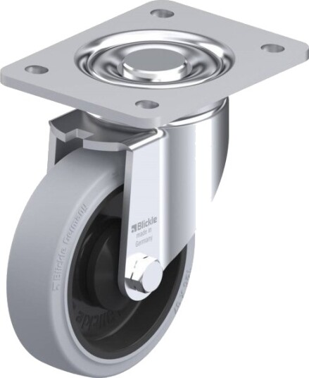 Blickle 393868 Lh-Poev 125K-3-Sg Hjul, Hjuldiameter 125 Mm, Bæreevne (Maks.) 250 Kg, 1 Stk