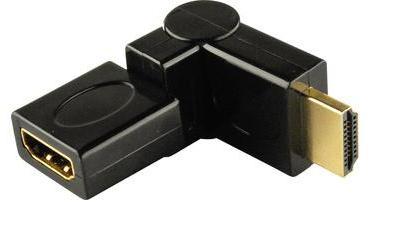 SCHWAIGER HDMI Rotationsadapter 360° Schwarz