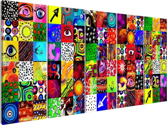 Bilde Colourful Abstraction 225x90 Artgeist sp. z o. o.