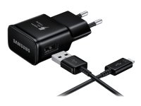 Samsung Travel Adapter EP-TA20 - Strømadapter - 2 A (USB) - på kabel: USB-C - svart Samsung Travel Adapter EP-TA20 - Strømadapter - 2 A (USB) - på kabel: USB-C - svart