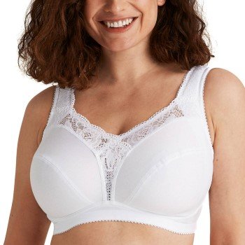 Miss Mary Sense Wireless Bra BH Hvit B 80 Dame