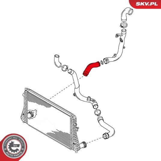 Ladeluftslange ESEN SKV 24SKV054