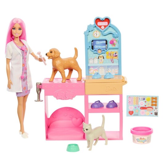 Barbie Fast Cast Veterinarian Clinic Doll and Accessories Barbie Fast Cast Veterinarian Clinic Doll and Accessories