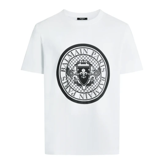 Balmain Herre Topper Hvit S, Balmain Herre Topper Hvit S,