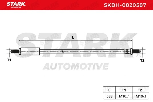 STARK SKBH 0820587 Bremseslange