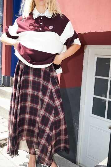 crās Odellecras Skirt Burgundy 34 crās Odellecras Skirt Burgundy 34
