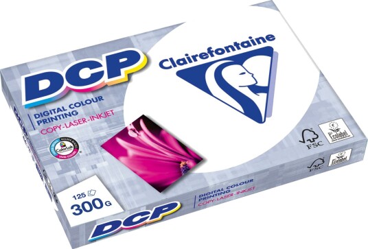 Clairefontaine DCP Kopipapir A3 300 g/M² 125 Ark Hvit