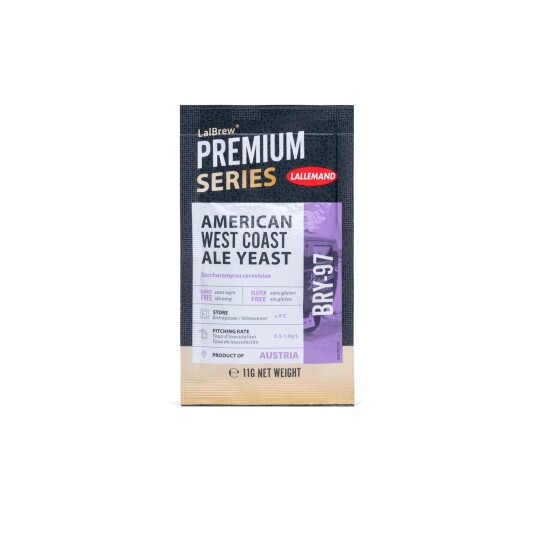 Lallemand LalBrew BRY 97 American West Coast 11g Tørrgjær for Amerikanske øl