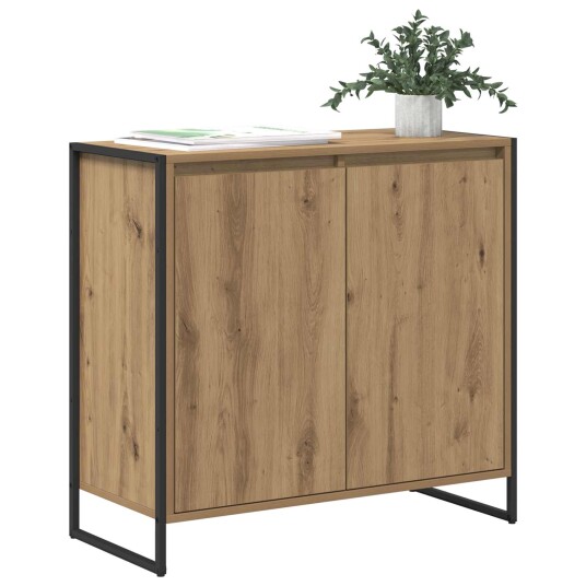 Sideskap Kunstnerisk Eik 79 x 36 x 75 cm Konstruert tre Sideskap Kunstnerisk Eik 79 x 36 x 75 cm Konstruert tre