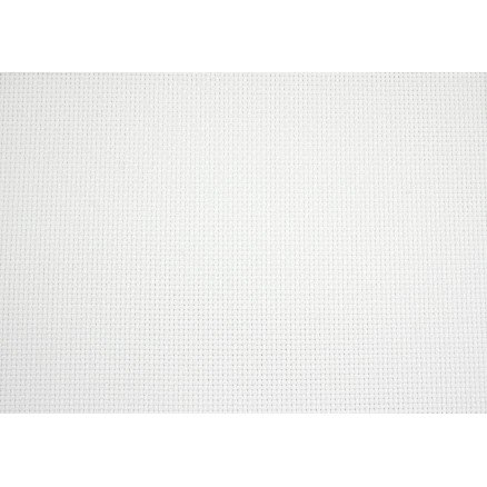 Permin Perleaida 14" 5,4 tr broderistoff 130 cm hvit 50 cm