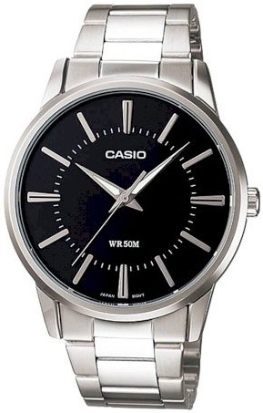 Casio Herreklokke MTP 1303D 1AVDF Classic Sort/Stål Ø40 mm