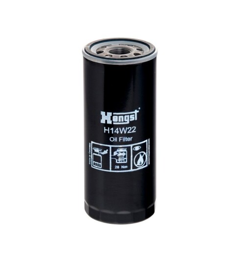 Oljefilter HENGST FILTER H14W22 Oljefilter HENGST FILTER H14W22