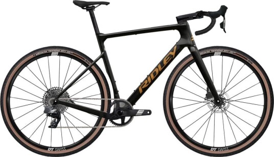 Ridley Astr Apex AXS Grussykkel Black Metallic / Bronze Gold S Ridley Astr Apex AXS Grussykkel Black Metallic / Bronze Gold S
