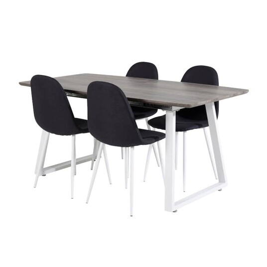 Venture Home Spisegruppe Venture Home Ina med 4 Pobbie Stoler Polyester GR20320