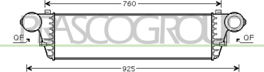 Intercooler PRASCO ME026N002