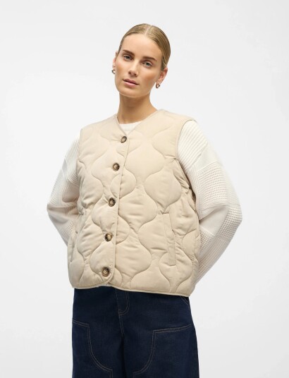 Object Objallie Lo Quilt Waistcoat E Aw Fair 25 Cream 40 Object Objallie Lo Quilt Waistcoat E Aw Fair 25 Cream 40