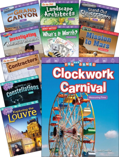 Measurement, Data and Geometry for Third Grade, 10Book Set