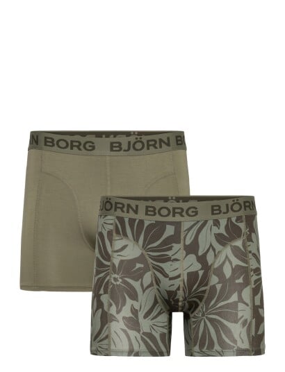 Björn Borg Bamboo Cotton Blend Boxer 2P   Khaki green   XXL