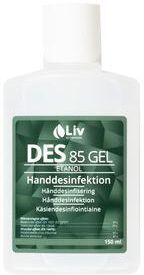 Liv hånddesinfeksjon gel 85% 150 ml.