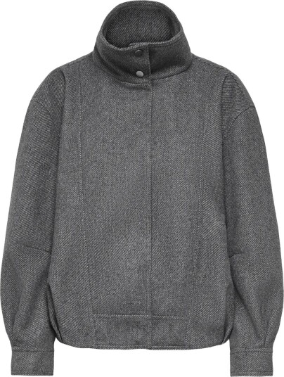 ONLY Onlasta High Collar Bomber Jacket Otw DARK GREY MELANGE XL