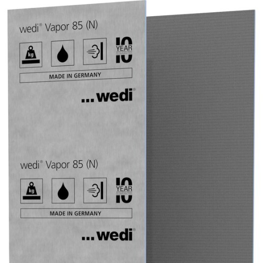 Wedi Våtromsplate damptett 2500x600x12 s vapor 85n