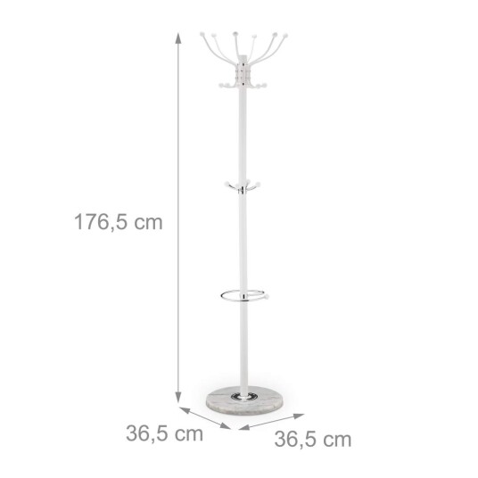 Kleshenger med paraplystativ