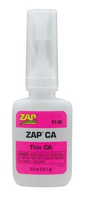 Zap PT09 Adhesives Zap CA 1/2 oz