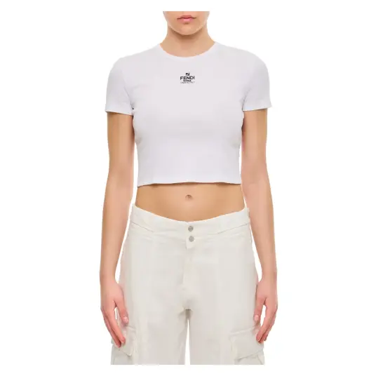 Fendi Dame Topper Hvit L, Fendi Dame Topper Hvit L,