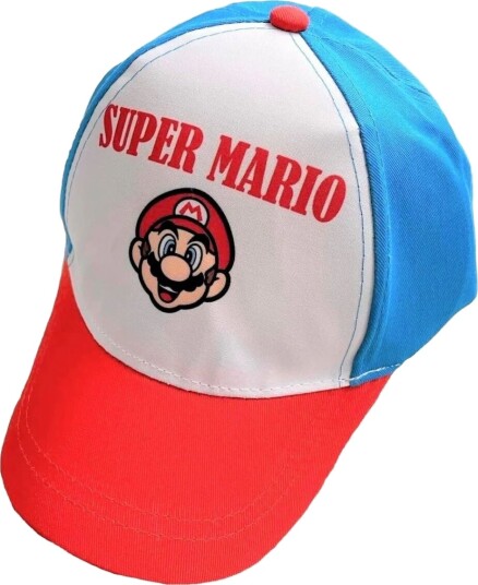 Super Mario Caps - 52 - Barn - Bomull/Polyester Super Mario Caps - 52 - Barn - Bomull/Polyester