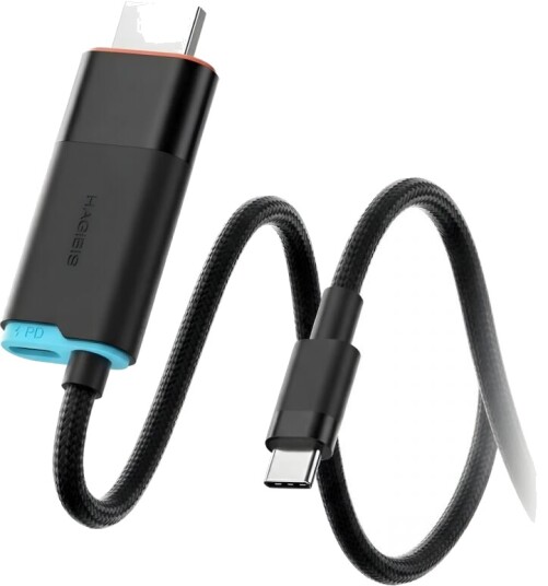 Hagibis 8k Usb-C Til Hdmi-Kabel For Nintendo Switch 1/2 Blå/rød Hagibis 8k Usb-C Til Hdmi-Kabel For Nintendo Switch 1/2 Blå/rød
