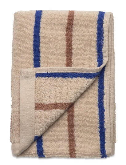 Oyoy Living Design Raita Towel 40X60 Cm Patterned OPTIC BLUE 60X40CM
