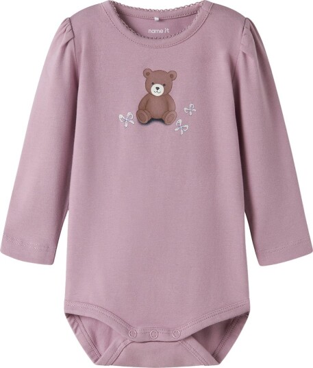 Name It Body I/e NbfSokima Mauve Skygger Name It 62 Langermet Body Rosa
