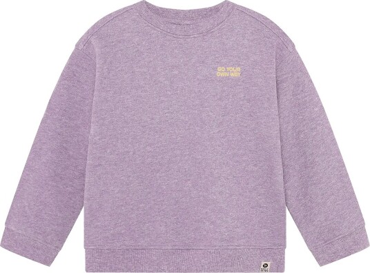 Daily 7 Oversized Sweater Backprint   Purple   128
