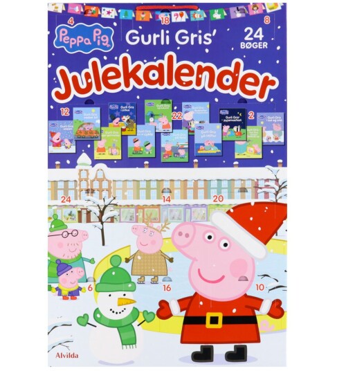Peppa Pig - Gurli Gris" Julekalender - Med 24 Billedbøger Peppa Pig - Gurli Gris" Julekalender - Med 24 Billedbøger