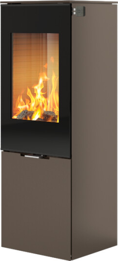 Rais Nexo 120 mocca vedovn med glassdør Rais Nexo 120 mocca vedovn med glassdør