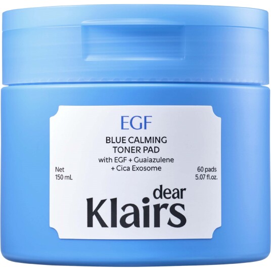 Klairs EGF Blue Calming Toner Pad 60pcs Klairs EGF Blue Calming Toner Pad 60pcs