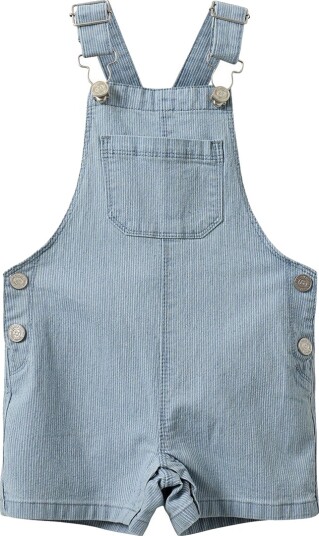 Sofie Schnoor Blue Denim Stripe Dereksb Overalls 74