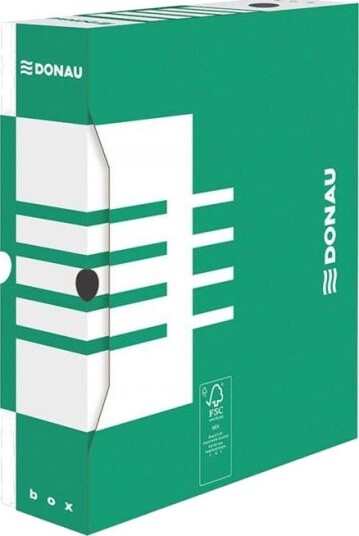 Donau Pudlo Arkivboks 80 Mm 80X340x297 Mm Grønn