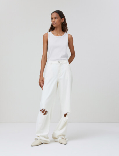 Closed Closed Women Edison Jeans Creme - Cream - 32 Closed Closed Women Edison Jeans Creme - Cream - 32