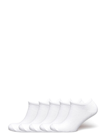 ZEBDIA 5-Pk Tennis Footies - White - 39-42 ZEBDIA 5-Pk Tennis Footies - White - 39-42